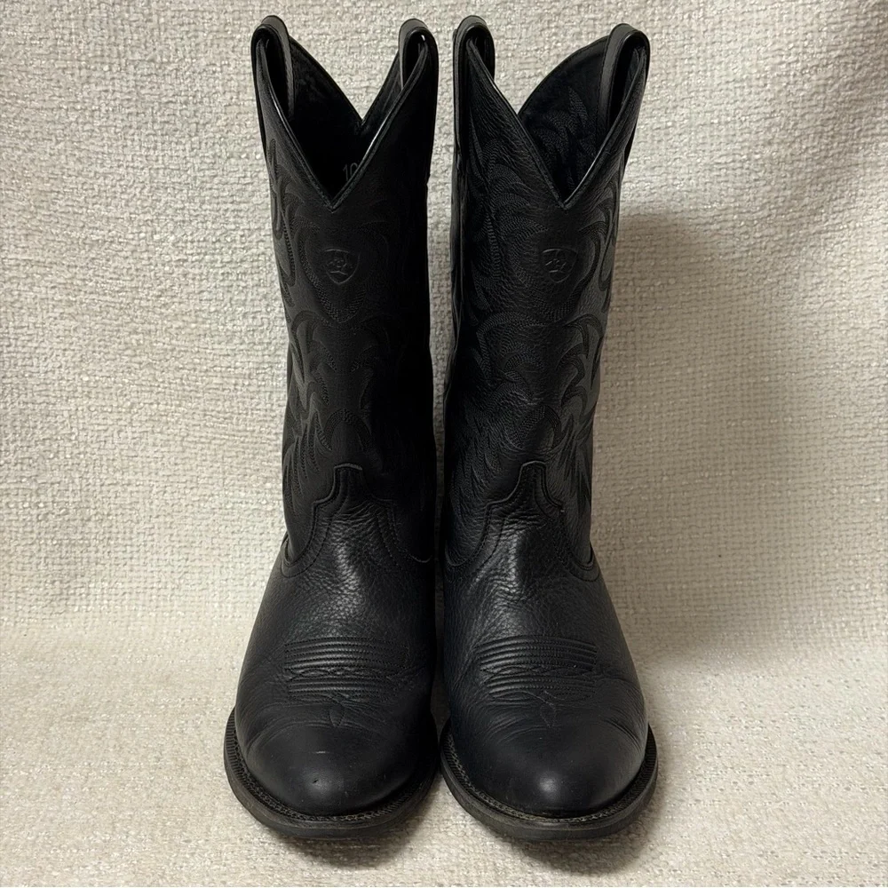 ARIAT MEN'S HERITAGE DEERTAN WESTERN PERFORMANCE BOOTS - ROUND TOE